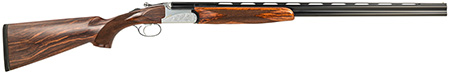 Fausti Usa, Inc 15403 Caledon  410 Gauge 3" 2rd 26" Blued Barrel, Engraved Stainless Rec, Wood Laser Grain Stock, Metallic Bead Sight