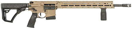 Daniel Defense 0212811090055 DDM4 V7 Pro *CA Compliant 5.56x45mm NATO 18" 10+1, FDE Rec, Black OEM Overmolded Stock  &  Grip, Geissele Trigger