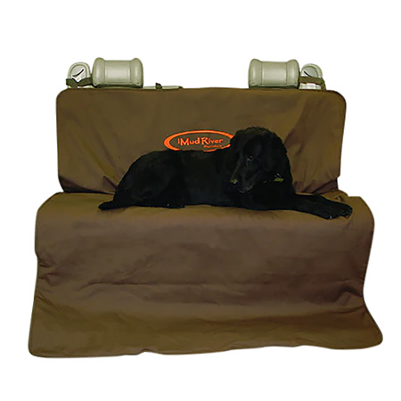 Mud River MR7771 Two Barrel Seat Cover Brown Nylon/Canvas