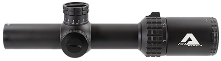 Aim Sports  Alpha 6  Black Anodized 1-6x 24mm CQ1-MOA Reticle