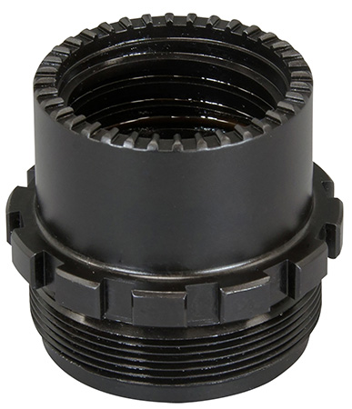 Yankee Hill 3060 Phantom QD Adapter 1-3/8"-24 tpi, Black Stainless Steel