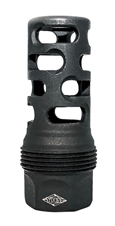 Yankee Hill 4405MB24 sRx Q.D. Muzzle Brake Long Black Phosphate Steel with 5/8"-24 tpi, 9mm, 2.30" OAL  &  9.375" Diameter for sRx Adapters