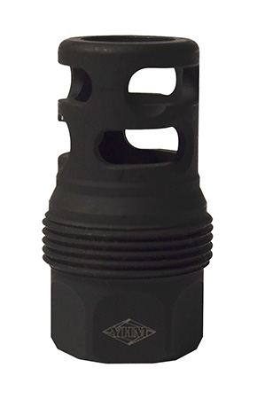 Yankee Hill 4445MB24 sRx Q.D. Muzzle Brake Short Black Phosphate Steel with 5/8"-24 tpi for sRx Adapters