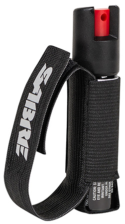 Sabre P22JOC02 The Runner  Pepper Gel 35 Bursts Range 12 ft Black Features Adjustable Strap