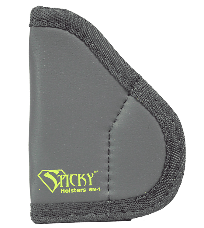 Sticky Holsters SM1NAA SM-1  IWB Size 1 Black/Green Latex Free Rubber Fits NAA Black Widow Fits 1.25-2.75" Barrel Ambidextrous