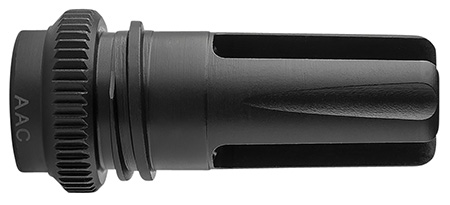 ADVANCED ARMAMENT COMPANY 64141 Blackout Flash Hider  22 Cal (6.56mm) 1/2"-28 tpi, Black Steel, for AAC 51T Suppressors