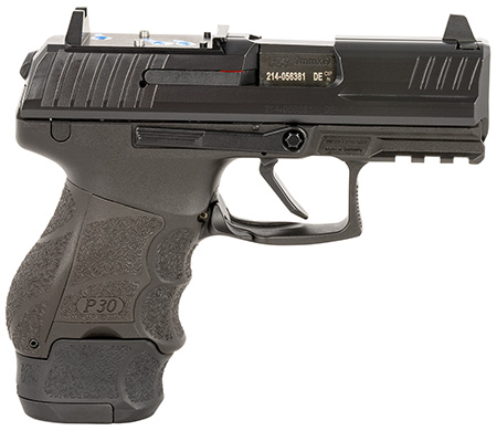 Langdon Tactical Tech LTTLP30SKFTJRDO P30SK LEM DAO 9mm Luger 10+1(2)/13+1(1) 3.30", Black, Polymer Picatinny Rail Frame, RMR Optic Cut Slide, Grayguns Flat Face Trigger w/Trigger Job