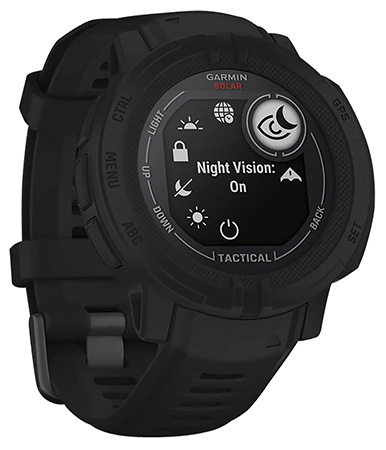Garmin 0100262713 Instinct 2 Solar Tactical Edition GPS/Smart Features 32MB Memory Black Size 45mm Compatible w/iPhone/Android