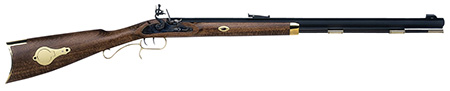 Traditions R2390801 Hawken Woodsman  50 Cal Flintlock 28" Octagonal, Blued Barrel/Rec, Hardwood Stock, Double Set Triggers, Brass Accents, Adjustable Sight