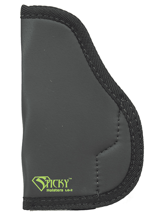 Sticky Holsters LG2 LG-2  Black/Green Latex Free Rubber Fits Med/Lg Semi-Auto Ambidextrous
