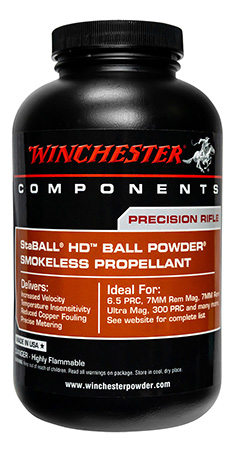 Winchester Powder STABALLHD8 Staball HD Rifle Powder 8LB