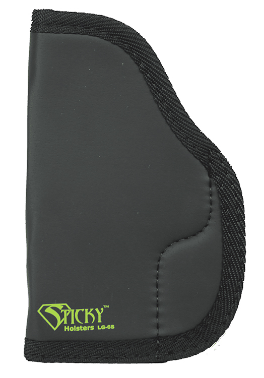 Sticky Holsters LG6S LG-6S  Black/Green Latex Free Rubber Fits Compact/Med Auto Ambidextrous
