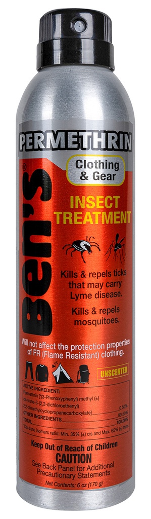 Ben's 00067600 Clothing  &  Gear  Insect Repellent 6 oz Aerosol