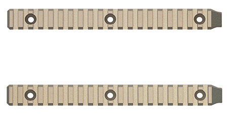 Q LLC TOPRAIL8.5IN6 The Fix Top Rail  Clear Coat Anodized Short Action 20.6 MOA