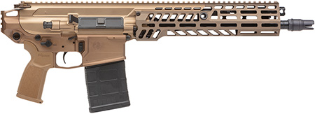 Sig Sauer PSPEAR76213B MCX Spear 7.62x51mm NATO 20+1 13", Coyote, No Brace, OEM Polymer Grip, SLX/SLH QD Flash Hider, Ambi Controls, Adj. Gas Block