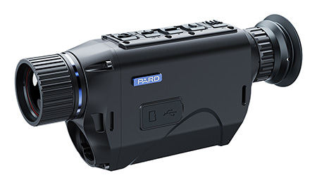 PARD TA6235LRF TA62  Thermal Monocular Black 2.2x 35mm Multi Reticle 640x480, 50Hz Resolution Zoom 2x-8x Features Laser Rangefinder