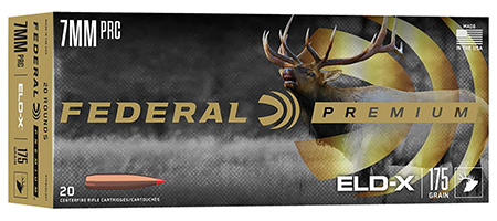 Federal P7PRCELDX1 Premium ELD-X 7mmPRC 175gr 20 Per Box/10 Case