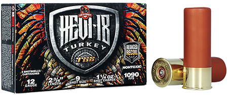 HEVI-Shot HS4109 HEVI-18 TSS Turkey 12Gauge 2.75" 1 1/4oz Tungsten 9Shot 5 Per Box/10 Case