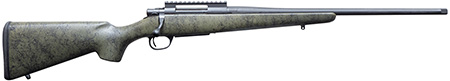 Howa HCSL65CRGRN 1500 Superlite Full Size 6.5 Creedmoor 5+1 20" Blued Threaded Barrel, Blued Picatinny Rail Steel Receiver, Green w/Black Webbing Fixed Stocky's Synthetic Stock