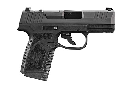FN 66101414 Reflex MRD Micro-Compact Frame 9mm Luger 10+1, 3.30" Black Target Crown Steel Barrel, Black PVD Optic Ready/Serrated Steel Slide  &  Polymer Frame w/Picatinny Rail, Ambidextrous