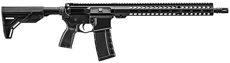 FN 36100740 FN 15 Guardian 5.56x45mm NATO 30+1 16" Target Grade Barrel, Slick-Side Upper Receiver, 15" M-Lok Handguard, OEM 6 Position Stock  &  Grip
