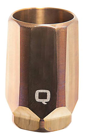 Q LLC WHISTLETIP Whistle Tip Blast Mitigation Device QD, Copper, 1.85" L, 1.16" D, for Cherry Bomb Brake