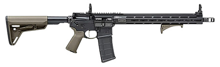 Springfield Armory STV916556GPLC SAINT Victor 5.56x45mm NATO 10+1 16", Black Rec, OD Green Magpul SL Stock  &  Grip, Flip-Up Sights, Includes Magpul Angled Grip