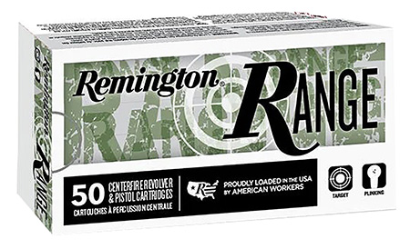 Remington Ammunition R27781 Range  40S&W 180gr Full Metal Jacket 50 Per Box/20 Case