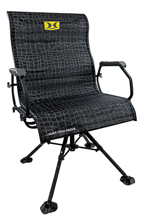 Hawk HWK-3115 Big Denali Blind Chair Folding Black Mesh