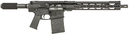 Diamondback DB1222C001 DB10  308 Win 20+1 13.50", Black, Carbon Lower, 9" M-LOK Handguard, Black Padded Buffer Tube/Magpul Grip