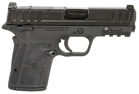 Smith  &  Wesson 13732 Equalizer  Micro-Compact 9mm Luger 10+1 3.68" Black Armornite Steel Barrel, Optic Ready/Serrated Slide, Black Polymer Frame w/Picatinny Rail, Black Textured Polymer Grips