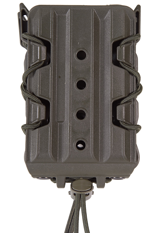 High Speed Gear 162R01OD X2R Taco V2 Mag Pouch Double, OD Green Polymer, Belt Clip/MOLLE U-Mount, Compatible w/ AR/AK Rifle Mags