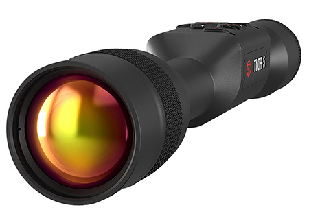 ATN TIWST5650A Thor 5 640 Thermal Rifle Scope, Black Anodized 4-32x Smart Mil Dot Reticle w/Zoom. 640x480, 60 fps Resolution