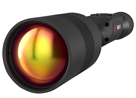 ATN TIWST5675A Thor 5 640 Thermal Rifle Scope, Black Anodized 5-40x Smart Mil Dot Reticle w/Zoom 640x480 60 fps Resolution