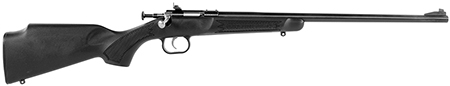 Crickett KSA2280 Youth  22 WMR 1rd 16.12" Blued Barrel  &  Receiver, Fixed Front/Adjustable Rear Peep Sights, Black Synthetic Stock w/11.5" LOP, Rebounding Firing Pin Safety