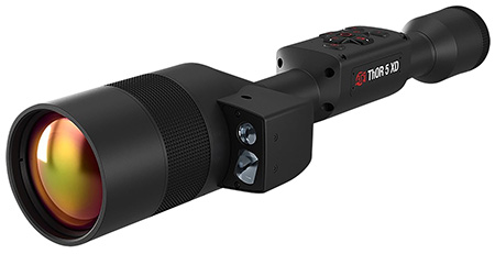 ATN TIWST51275LRF Thor 5 XD LRF Thermal Rifle Scope Black Anodized 3-30x Smart Mil Dot Reticle, Zoom 1280x1024 12 Micron 60 fps Resolution, Features Laser Rangefinder