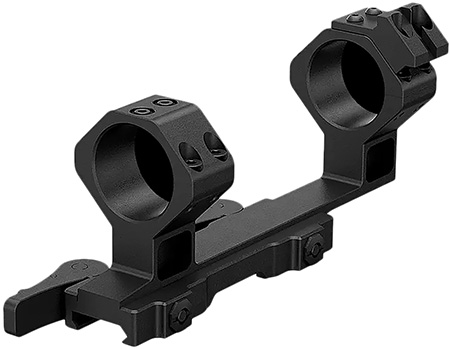 ATN ACMUDCQDMHH Dual Cantilever Scope Mount/Rings Combo High Profile Black Aluminum 30mm Tube Quick Detach Mount