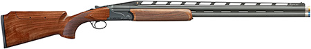 Rizzini USA 26011232 BR110 Sporter IPS Over/Under 12 Gauge 2rd 32" Chrome Lined XL Back Bored, Adj. Vent Rib, Matte Gray Barrel/Rec, Grade II Turkish Walnut Stock w/Adj Comb, 5 Ext. Chokes