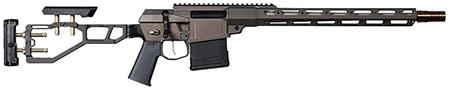 Q LLC FIX8616INRIFLEBLK The Fix  8.6 Blackout 10+1 16" Tapered Threaded Barrel, Gray, Fully Adj. Folding Stock, Magpul K Grip, 15" Q-Sert Handgaurd, AR-10/SR-25 Mag, Cherry Bomb Brake, Ambi Controls