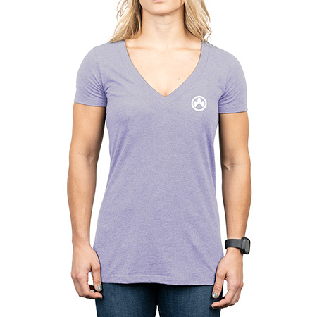 Magpul MAG1343-530-XL Unfair Advatange Women's Orchid Heather, Cotton/Polyester Short Sleeve, XL