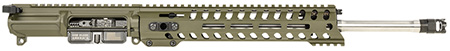 Patriot Ordnance Factory  Rogue Complete Upper 308 Win 16.50" Stainless Barrel, OD Green Anodized, Micro-B Muzzle Brake, 11" M-LOK Handguard