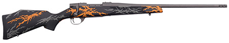 Weatherby VYH7M8RR2B Vanguard Compact Hunter 7mm-08 Rem 5+1 20", Tungsten Gray Barrel/Rec, Black w/Gray  &  Orange Sponge Accents Monte Carlo Stock, Accubrake Muzzle Brake