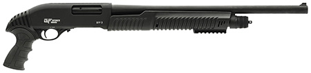 Gforce Arms GFP3REX GFP3REX  12 Gauge Pump 3" 4+1 20" Black Steel Barrel, Black Picatinny Rail Receiver, Black Rubber Grip