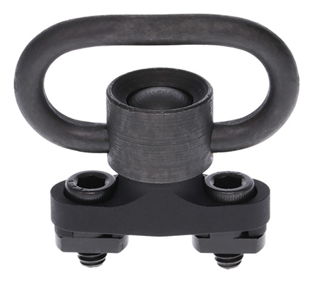 Rival Arms RARA92P4A QD Rail Mount Swivel  Recessed Button, Includes Swivel  &  Adapter, Fits M-LOK Rail