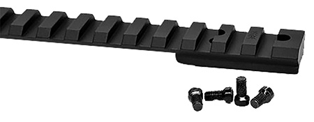 Warne V46815MOA Vapor Picatinny Rail Black Anodized Aluminum Savage 93/93R17/Mark II Rimfire "E", 15 MOA