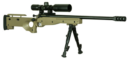 Crickett KSA2152 CPR Complete Package Youth 22 LR 1rd 16.12" Threaded Bull Barrel w/Muzzle Brake, Adjustable Cheek Comb FDE Synthetic Stock, 10 3/8"-11 1/8" LOP, Integrated Buttstock  &  Forend Crickett
