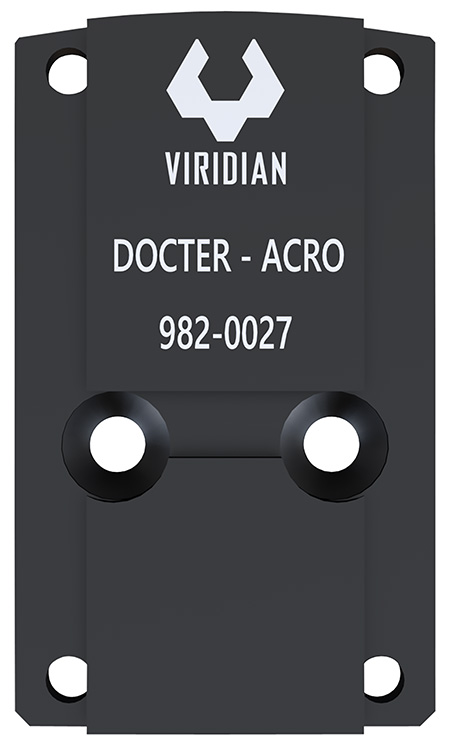 Viridian 9820027 RFX45 Docter Mounting Adapter  Black Anodized