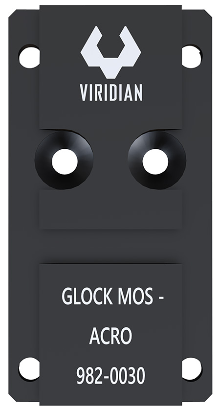 Viridian 9820030 RFX45 Glock MOS Mounting Adapter  Black Anodized