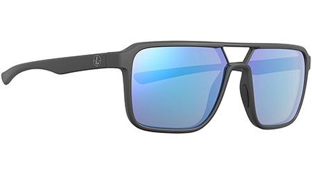 Leupold 182674 Performance Wear Bridger Blue Mirror Lens Polycarbonate Dark Gray Frame