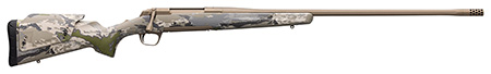 Browning 035557282 X-Bolt Speed Long Range 6.5 Creedmoor 4+1 26" Smoked Bronze Cerakote Fluted Sporter SR Barrel, Smoked Bronze Cerakote Steel Receiver, Ovix Camo Fixed Stock w/Adj Comb